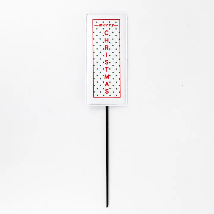 Merry Christmas Floral Pick
