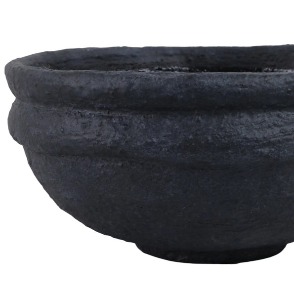 Black Terracotta Decorative Bowl