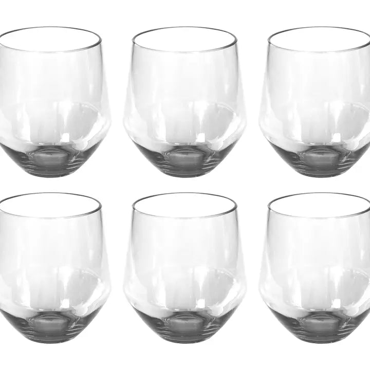 Acrylic Stemless Wine Glasses