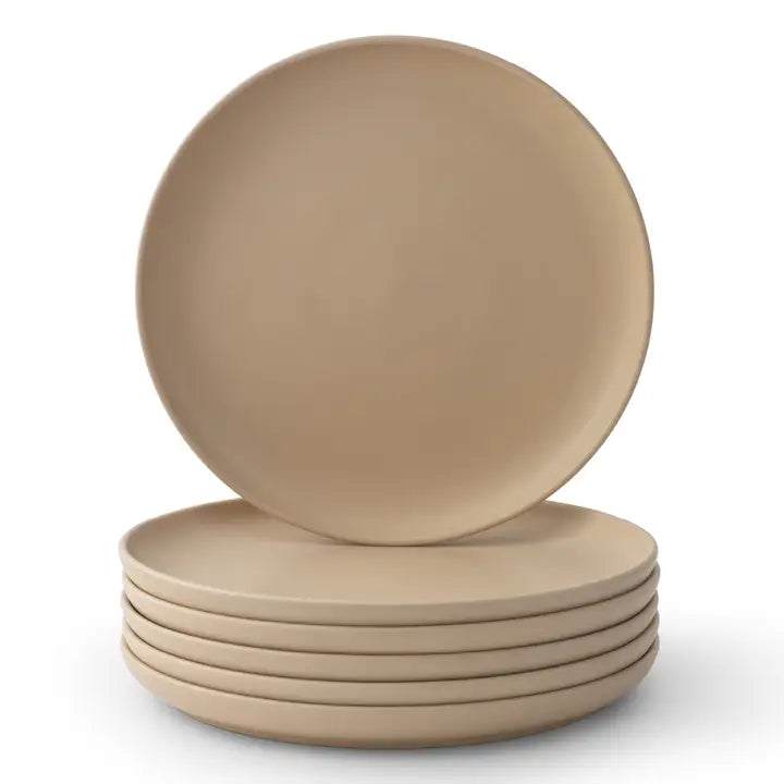 Mate Beige 18-Piece Stoneware Dinnerware Set