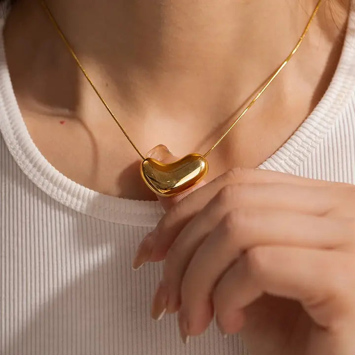Gold Bean Necklace