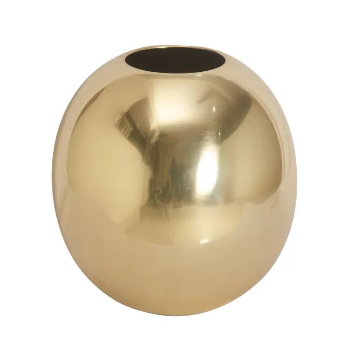 Gold Round Vase