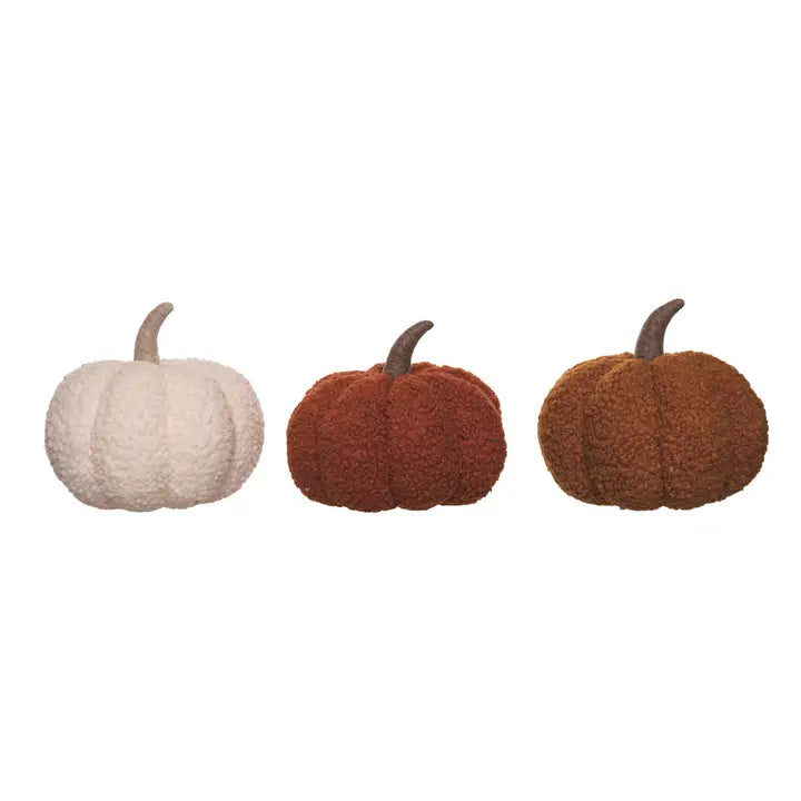 Fall Harvest Fuzzy Pumpkin Collection