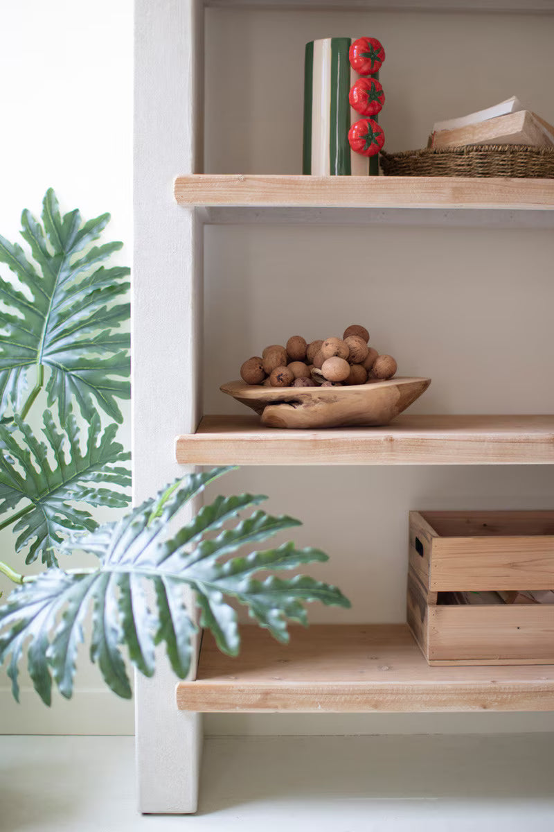 Textured Arched Shelving Unit
