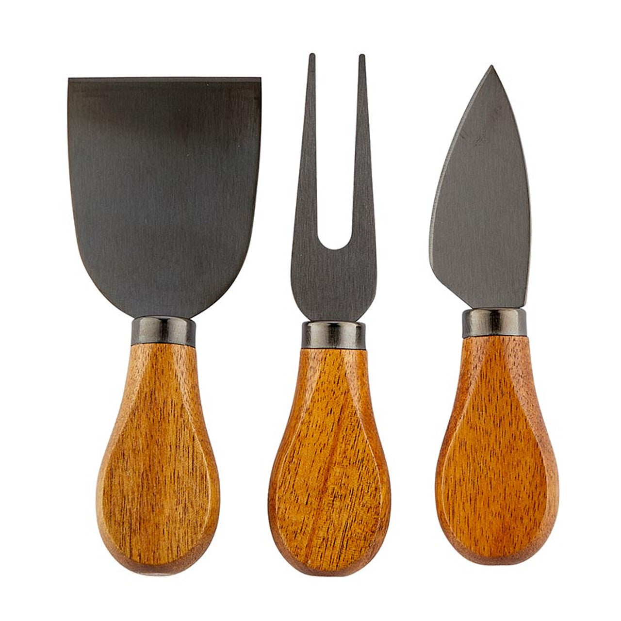 S/3 Acacia Wood Handle Cheese Knives
