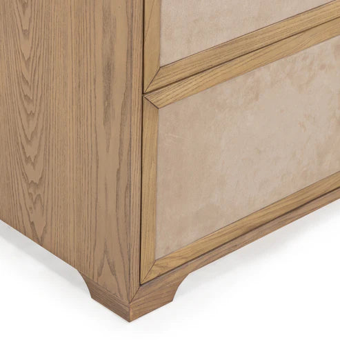 Laurentis Suede Wood Dresser