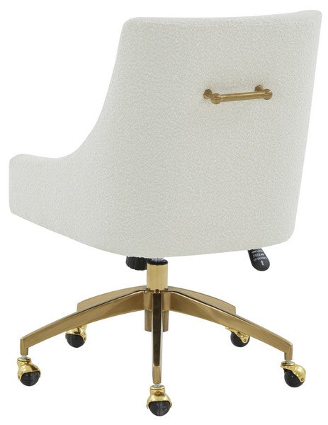 Boucle Adjustable Swivel Desk Chair
