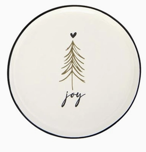 Ceramic Holiday Appetizer Plates