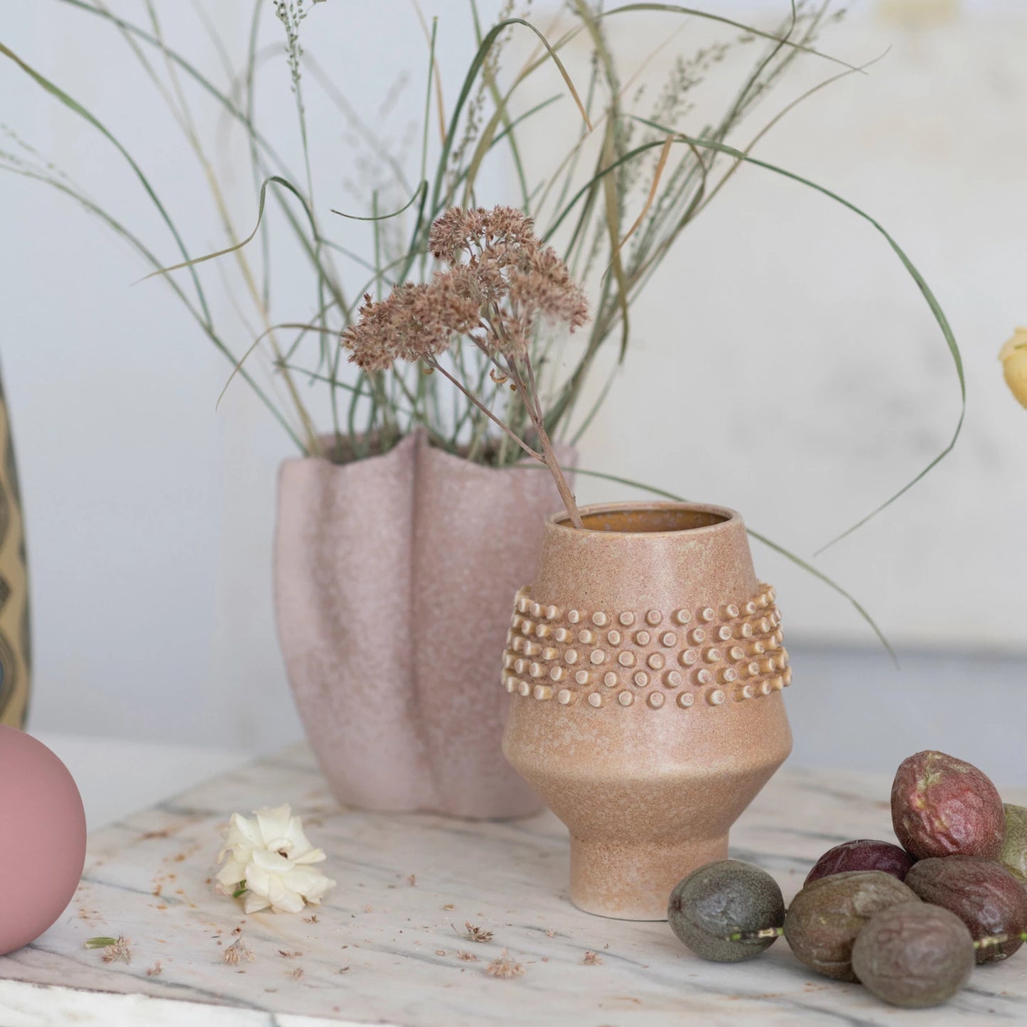 Stoneware Distressed Vase