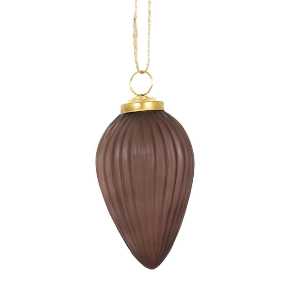Brown Glass Ornament Collection