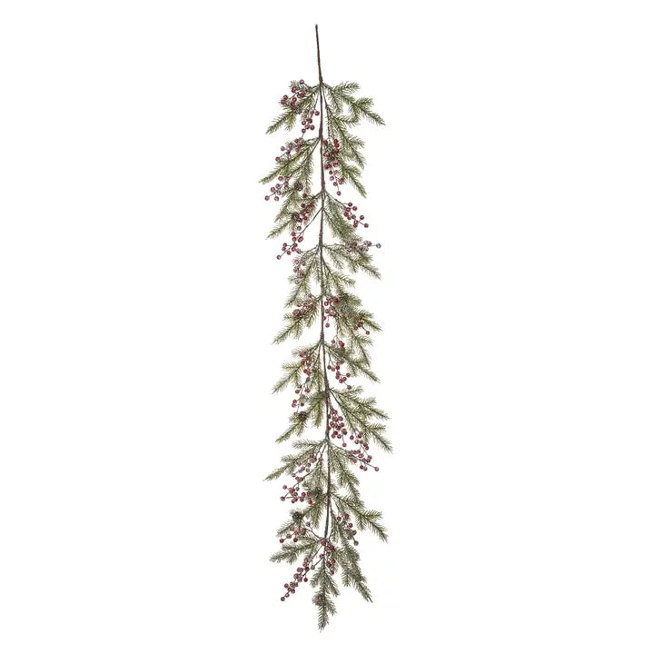 Snowy Berry Holiday Garland