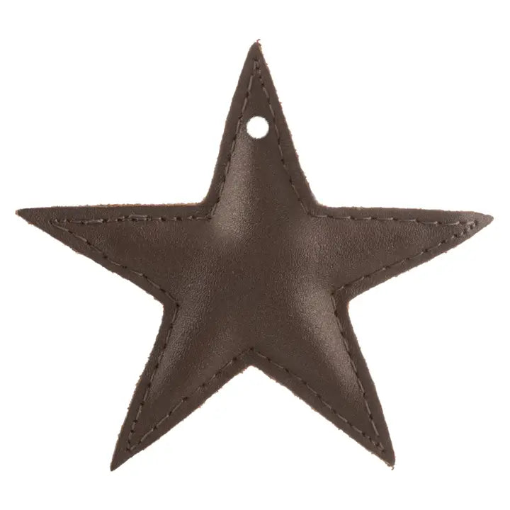Leather Star Ornament