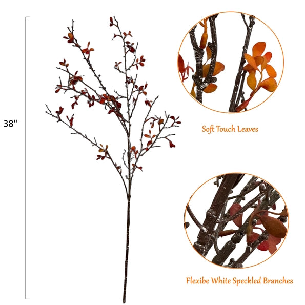 Wine Burgundy Leaf Branch
