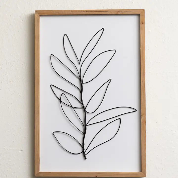Leaf Framed Wall Decor Collection