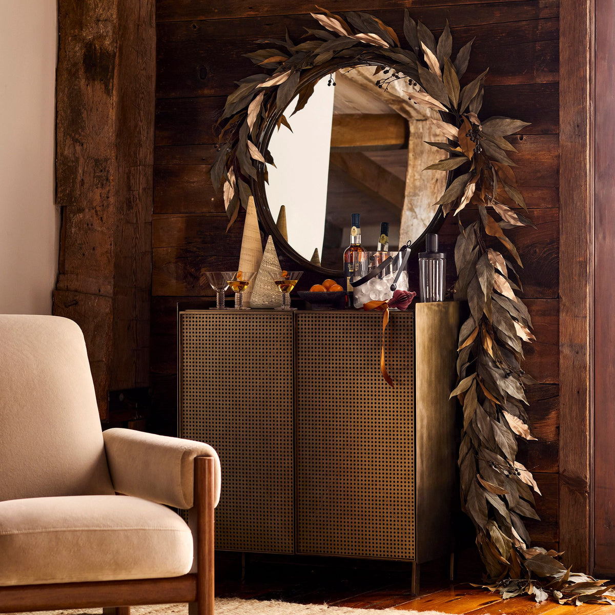 Metallic Eucalyptus Garland 5ft