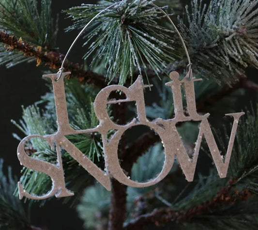 Let It Snow Hanging Ornament