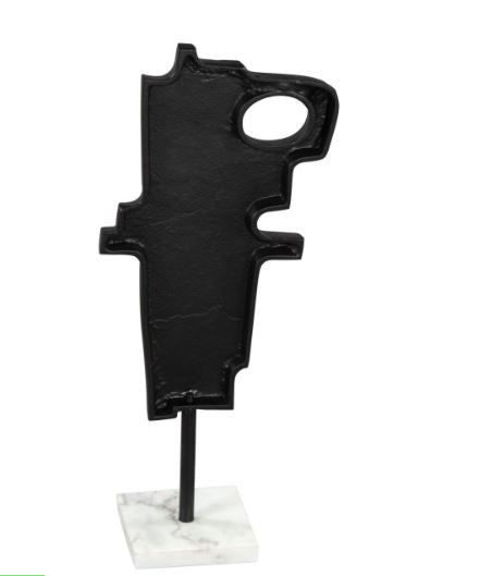 Chunk Table Art Black & White