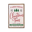 Farm Fresh Christmas Trees Sign