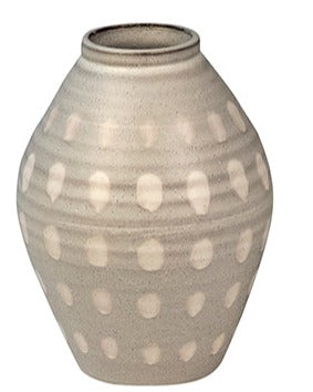 GRAY CERAMIC WITH SPOTS