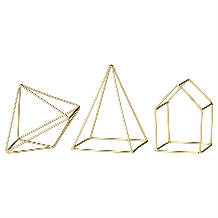 DIAMOND, PYRAMID AND HOUSE SHAPES