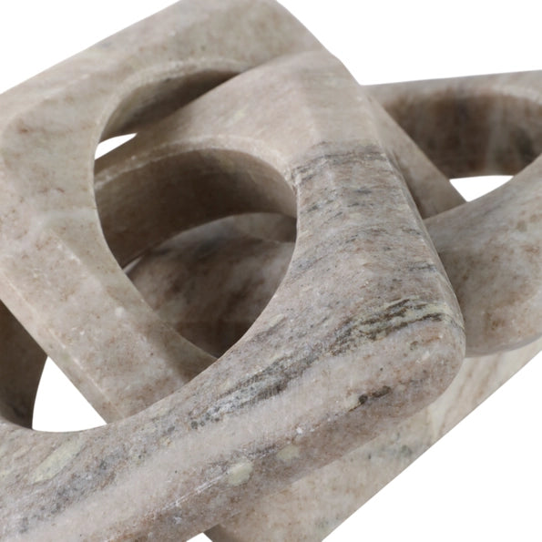 Ivory Marble 3-Link Chain