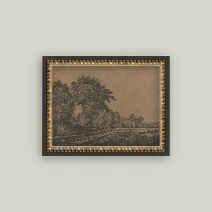 Corn Field Etching
