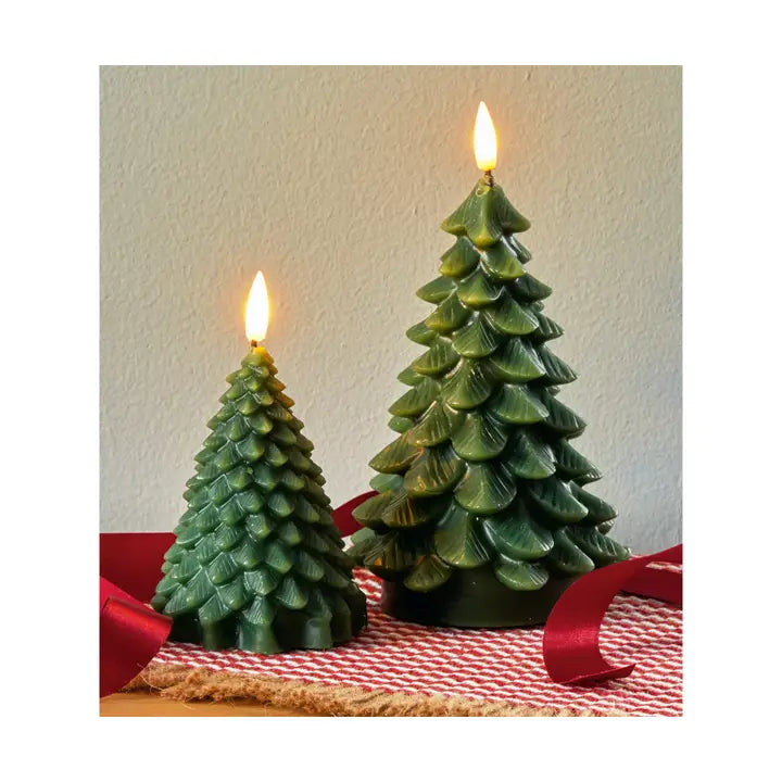 Small Pine Tree LED Candle