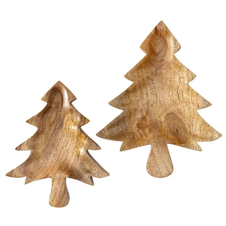 Wood Tree Serving Tray Collection
