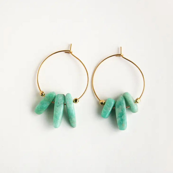 Amazonite Earrings Laura Stark Design