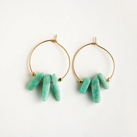 Amazonite Earrings Laura Stark Design