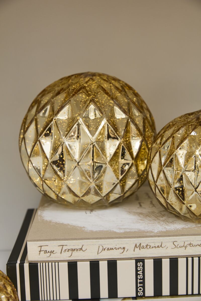 Golden LED Globe