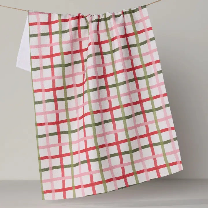 Holiday Geometry Kitchen Towels