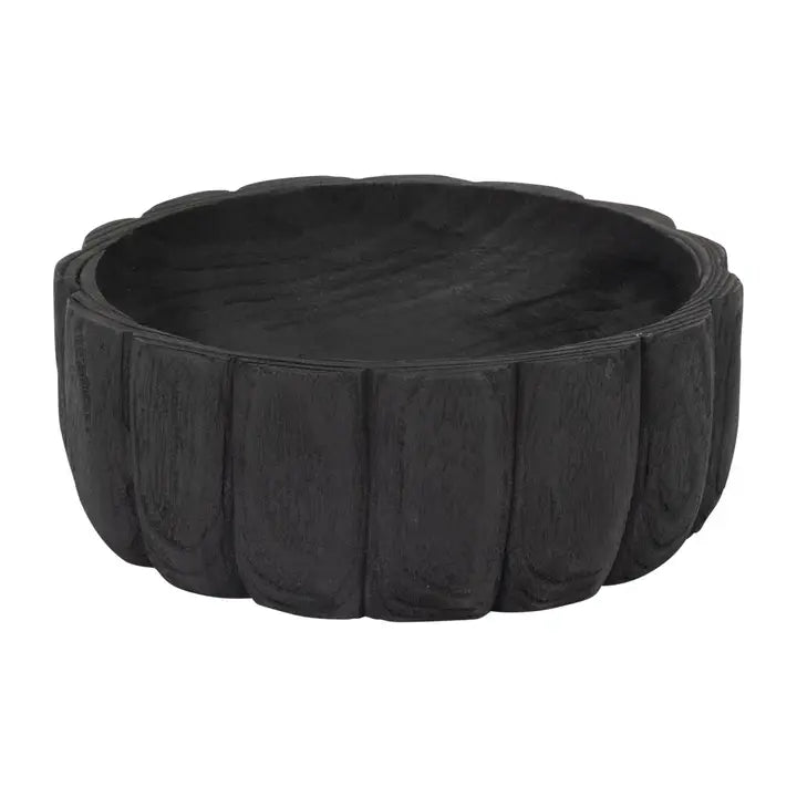 Round Scalloped Bowl