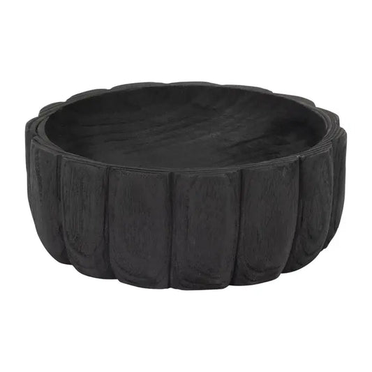 Round Scalloped Bowl