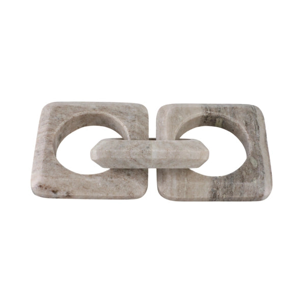 Ivory Marble 3-Link Chain