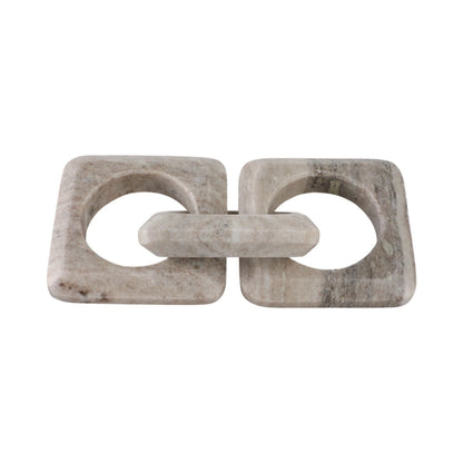 Ivory Marble 3-Link Chain