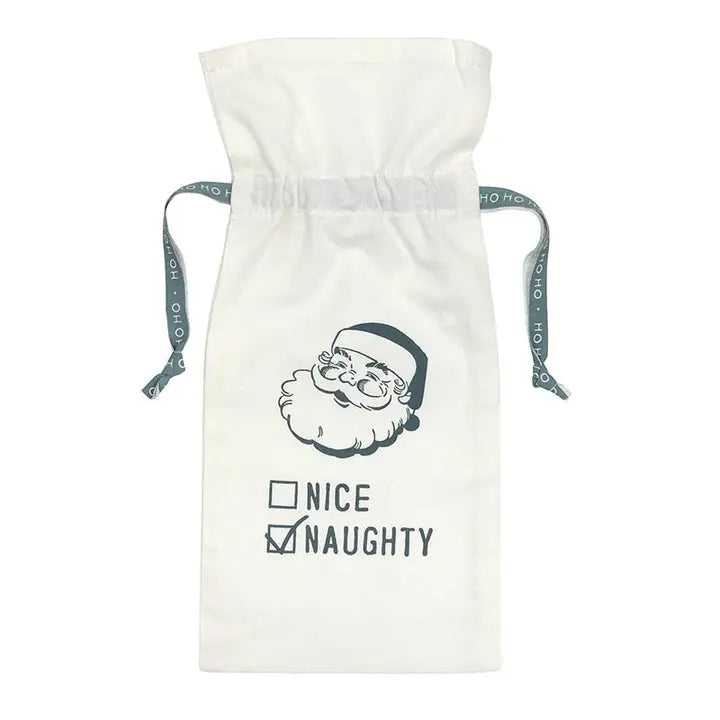 Holiday Santa Wine Bag