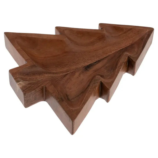 Wood Tree Shaped Serving Tray