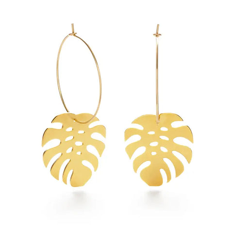 Monstera Hoops