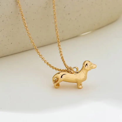 Dachshund Dog Pendant Necklace