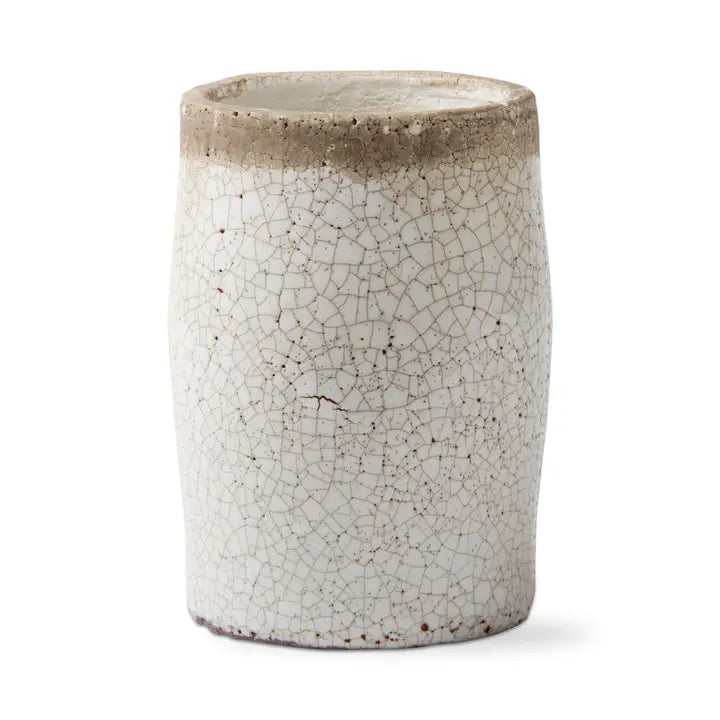 Crackle Glaze Rustic Vase Collection