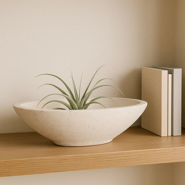White Artisanal Terracotta Vase