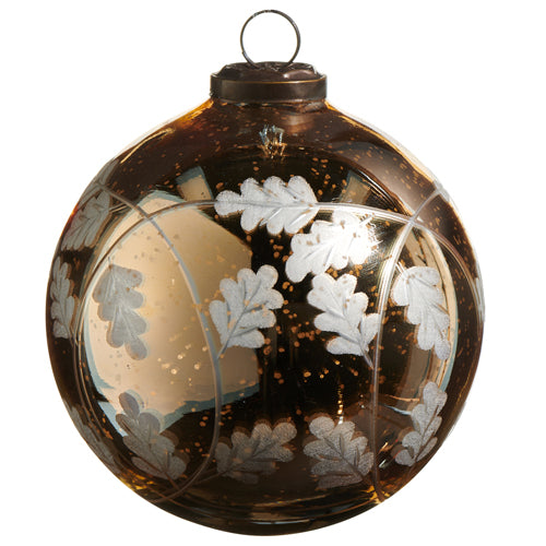 Bronze Leaf Mercury Ornament