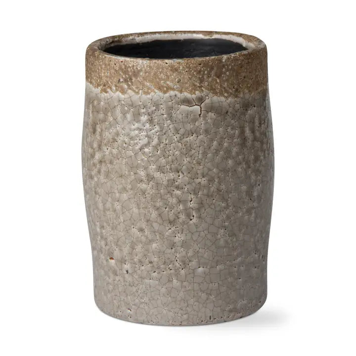 Crackle Glaze Rustic Vase Collection