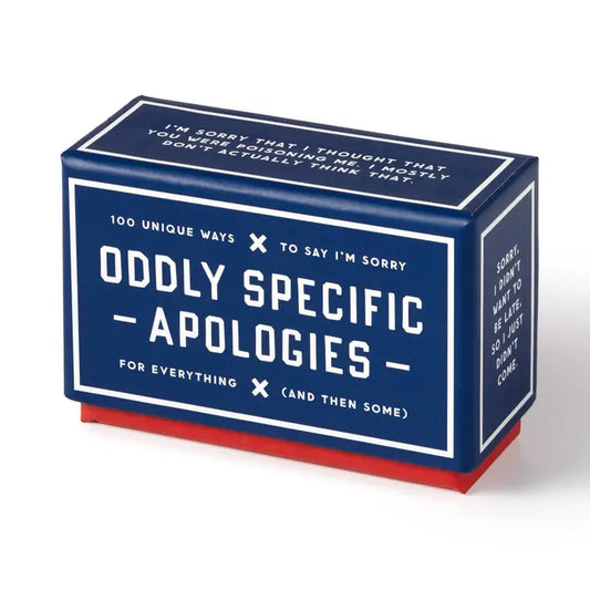 Oddly Specific Apologies