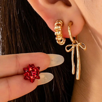 Holiday Bow Trio Earrings
