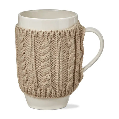 Taupe Warm Wishes Sweater Mug
