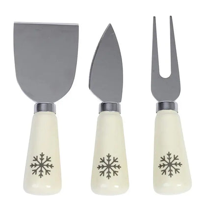 Snowflake Cheese Knives Book Box - 'tis the Season