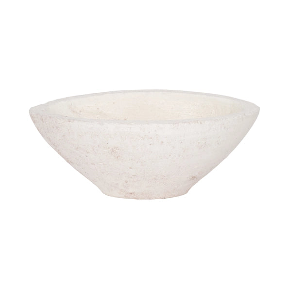 White Artisanal Terracotta Vase