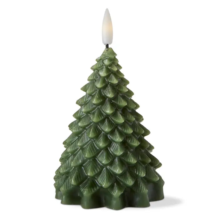 Small Pine Tree LED Candle